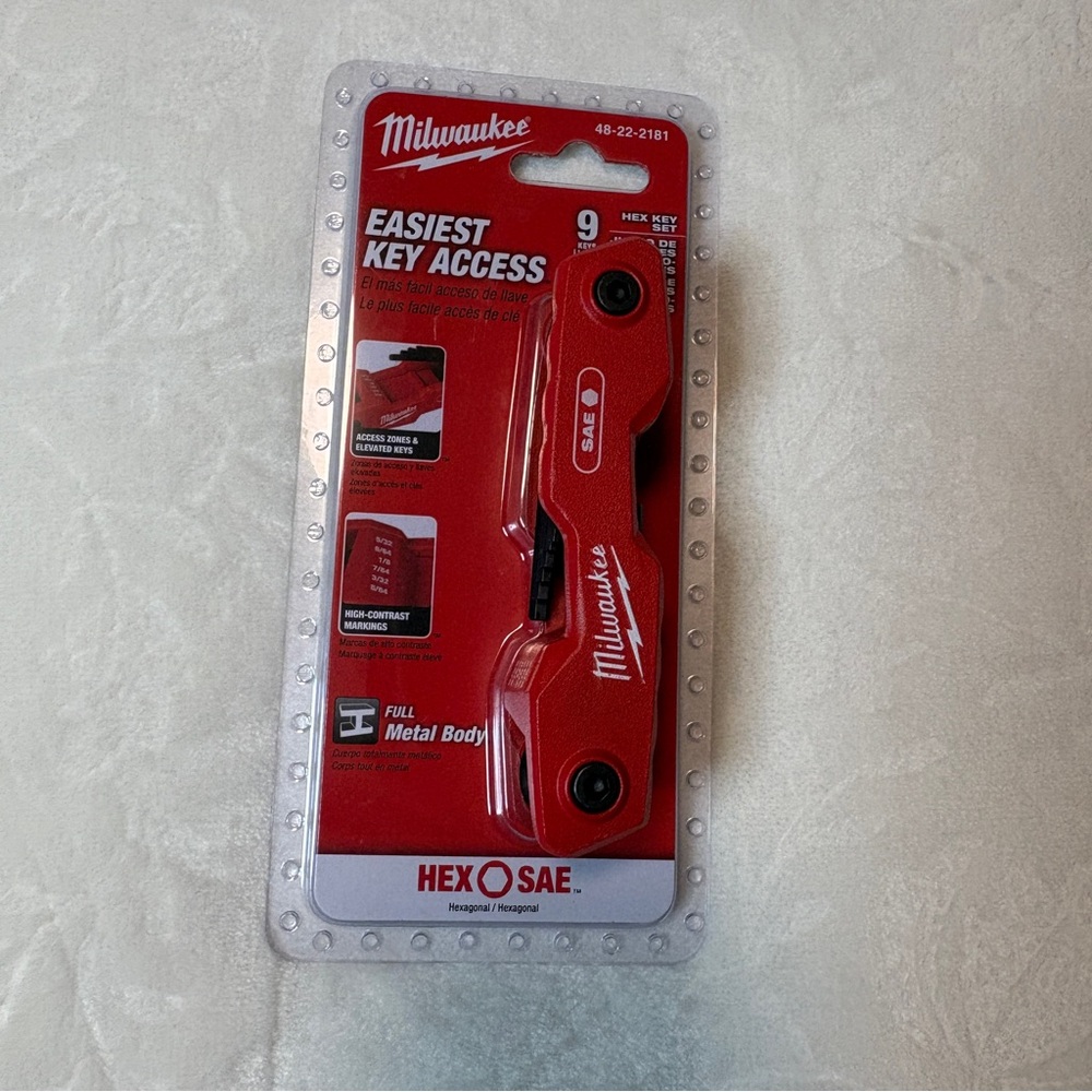 Milwaukee Easiest Key Access Hex Key Set